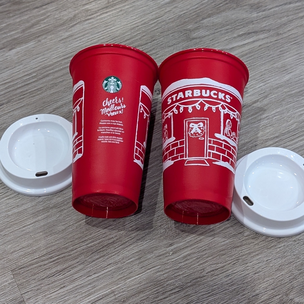 Starbucks Red Holiday Reusable Cups